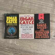 Edgar Cayce 3 Book Lot Sleeping Prophet - £11.71 GBP