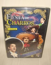 FIESTA DE CHARROS 4 Peliculas Vicente Fernandez Infante Negrete Aguilar ... - $5.93