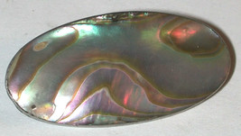 simple Abalone shell vintage antique pin/brooch - $13.00