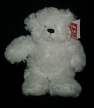 12&quot; GANZ BABY WINTER GUS WHITE TEDDY BEAR STUFFED ANIMAL PLUSH TOY NEW W... - $18.05