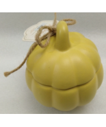 Debi Lilly Design Ceramic Pumpkin Brulee Candle (5.5 oz) - NEW - £15.89 GBP