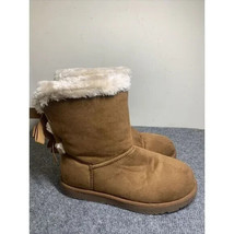 Hot Tomato Women’s Boots Size 7.5 Winter Brown Snow Boots - £14.24 GBP