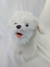 Hasbro FurReal Friends White Dog Plush 8 Inch Get Up Go Moves Sounds Stu... - $12.95