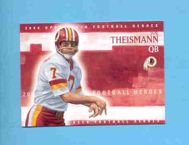 2006 Upper Deck Joe Theismann Football Hero Header   - $3.99