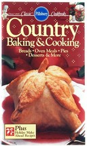 Pillsbury Cookbook Country Baking &amp; Cooking #105 1989 Recipes Dessert Oven Meals - £2.39 GBP