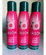 Jason Dry Spray Deodorant Delicate Soft Rose 3.2 Oz Lot Of 3 No Parabens... - £19.61 GBP