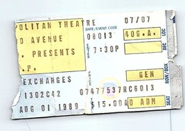 W. A. S.P.Konzert Ticket Stumpf August 1 1989 Cleveland Ohio - $39.59