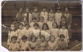Ontario School Postcard Grade 1 Girls Miss Hunter&#39;s Class Early 20th Cen... - $2.11