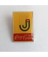 Vintage Coca-Cola Jordan Olympic Lapel Hat Pin - $17.47 CAD