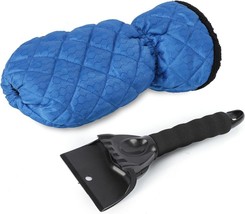 EcoNour Ice Scraper Mitt for Car Windshield | Waterproof Warm Glove - £7.70 GBP