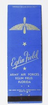 Eglin Field, Florida - Army Air Forces 20 Strike US Military Matchbook Cover FL - £1.59 GBP