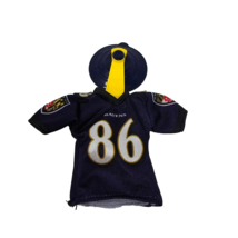 NFL 2007 Baltimore Ravens 4&quot; Mini Jersey #86 Todd Heap Burger King Meal Toy - £6.87 GBP