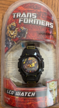 Bambini Transformers Nero LCD Watch-Brand New-Ships N 24 Ore - £69.52 GBP