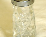 EAPC Prescut Clear Salt or Pepper Shaker Star of David Anchor Hocking - $14.84