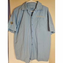 Jimmy Buffett Margaritaville Embroidered Shirt Brand Size Small live blue top - £23.42 GBP