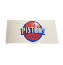 Vintage NBA Detroit Pistons Basketball Spell Out Cotton Workout Gym Towe... - $557.36 MXN