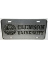 Vintage CLEMSON UNIVERSITY Pewter License Car Plate Tag Pewtarex NEW Unused - $107.56 CAD