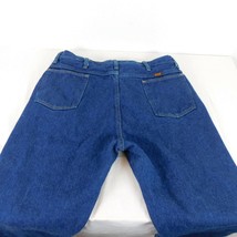 Rustler Mens 36 x 30 Dark Blue Jeans Solid Regular Fit Casual Denim Work... - £7.67 GBP