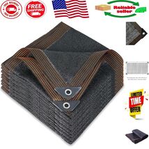 Water Resistant 10x20 FT Black Shade Fabric - Perfect for Greenhouses &amp; ... - $1,032.17 MXN