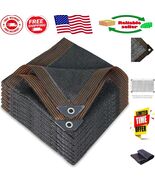 Water Resistant 10x20 FT Black Shade Fabric - Perfect for Greenhouses &amp; ... - $78.32 CAD