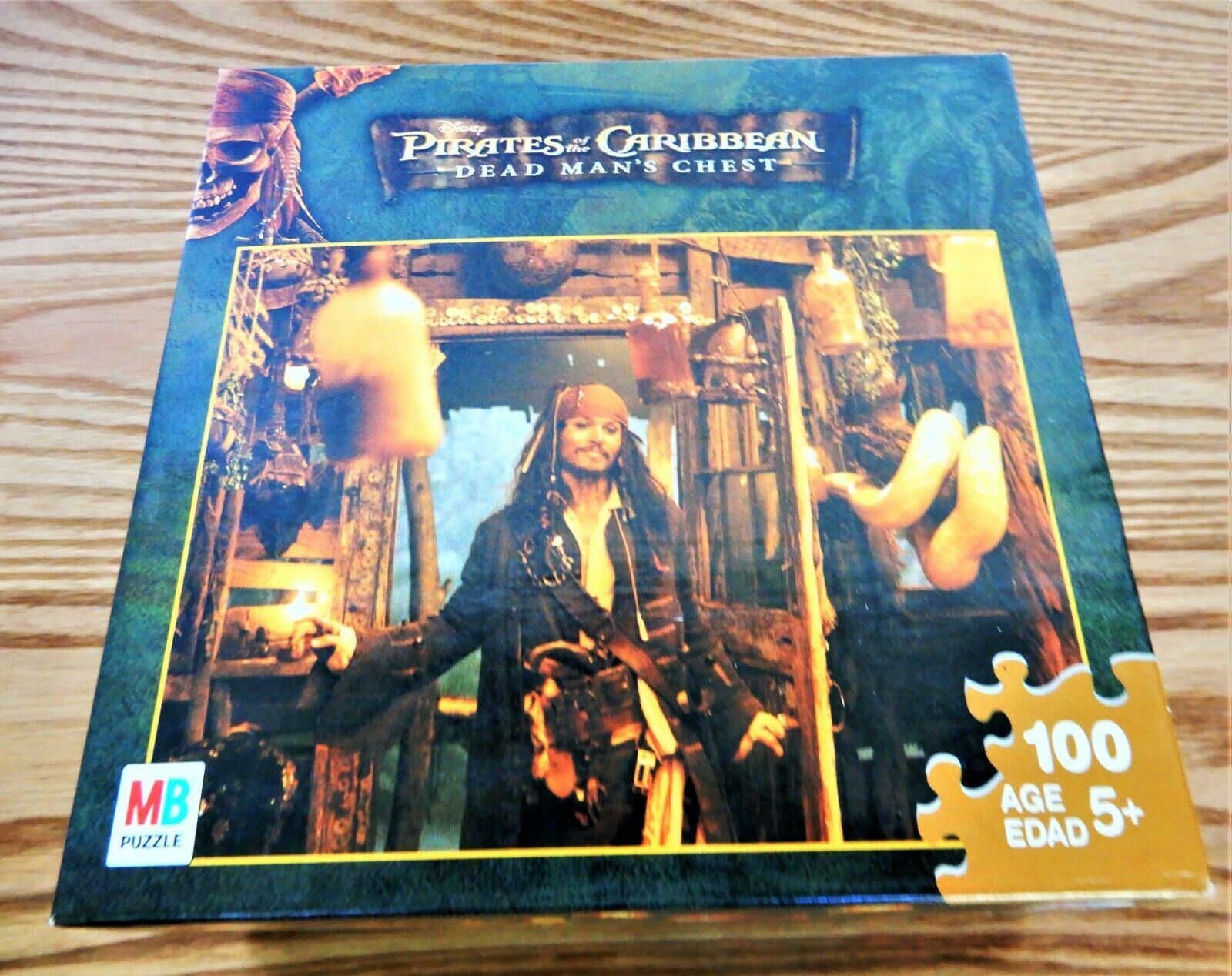 Primary image for Pirates of the Caribbean Jigsaw Puzzle NIB by Milton Bradley 100 Pieces