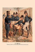 General Staff and Line Officers, Light Artillery 20 x 30 Poster - £20.40 GBP