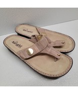 Alegria CAR-817 Carina Naturally Leather Thong Wedge Sandals Women 41 / ... - $29.60
