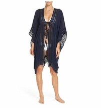 Muche Et Muchette Navy Blue Embroidered Serendipity Swim Cover Up SZ SP ... - £31.24 GBP