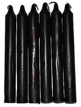 (set Of 6) Black 6&quot; Household Candle - £16.81 GBP