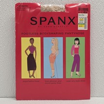 Spanx Footless Bodyshaping Pantyhose Size E Nude Control Top Sara Blakel... - $18.36 CAD