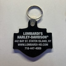 LOMBARDIS STATEN ISLAND NEW YORK HARLEY DAVIDSON DEALER KEY CHAIN FOB 2.5” - $12.86
