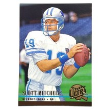 Scott Mitchell 1994 Fleer Ultra NFL Card #386 Detroit Lions Football - £1.00 GBP
