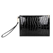Women PU Leather Envelope Bag Creative  Printing Pattern Wristlet Bag Casual Vin - £113.29 GBP