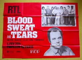 Blood, Sweat And Tears - Original Concert Poster - - £131.91 GBP
