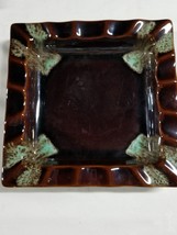 Vintage ~ Ceramic ~ Decorative ~ Ash-Tray ~ 9.75&quot; x 9.75&quot; Square - £20.50 GBP