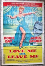 James Cagney,Doris Day (Love Me Or Leave Me) ORIG,1955 Movie Poster Classic - £155.74 GBP