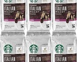 Starbucks Italian Dark Roast Ground Coffee — 100% Arabica — 6 Bags (12 O... - £34.96 GBP