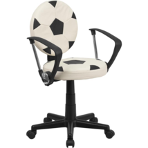 Soccer Swivel Task Office Chair with Arms - $2,643.14 MXN