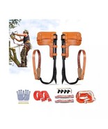 DJEMPPS Upgrade Cow Leather Tree Climbing Spikes Set, Adjustable Tree Cl... - €103,16 EUR
