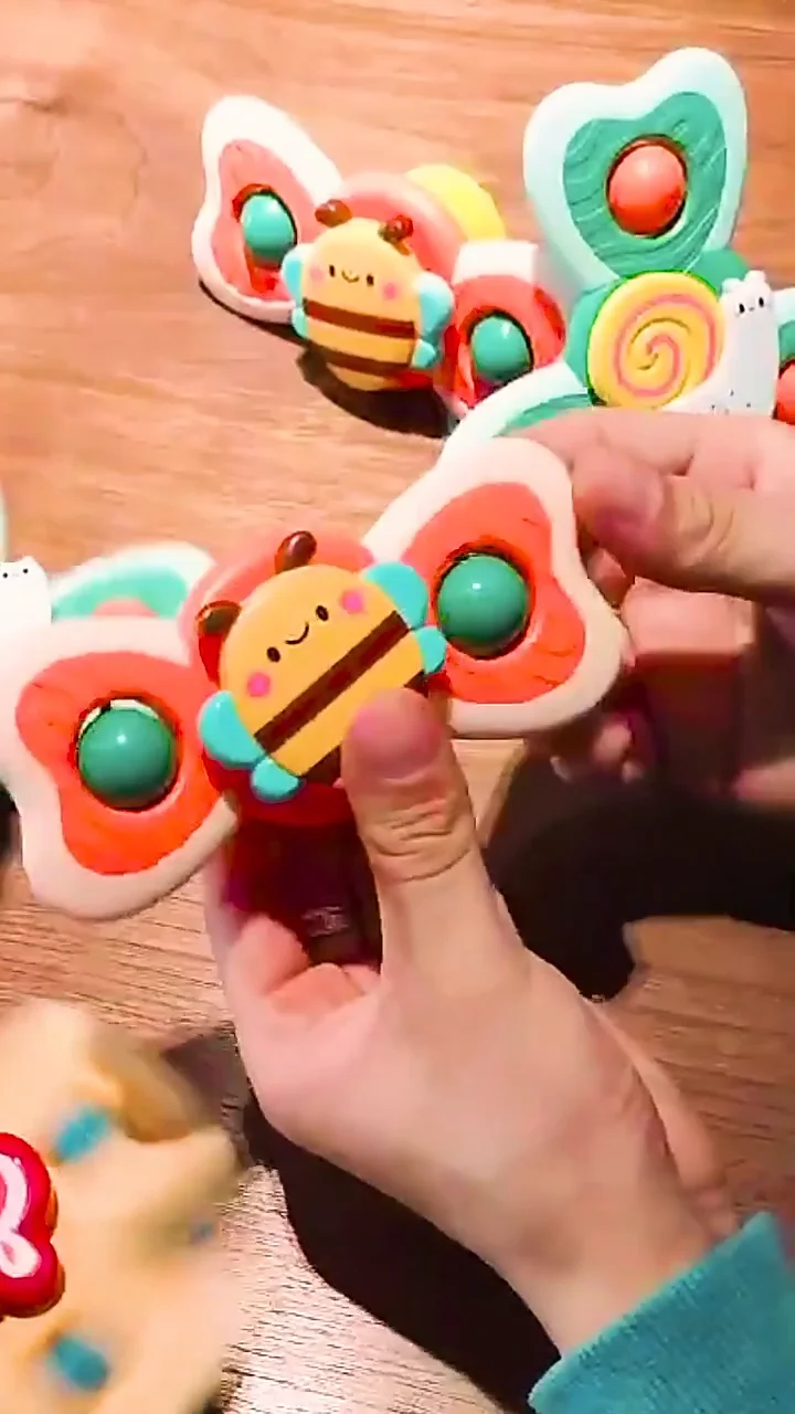 Game Fun Play Toys Summer Kid Colorful Bathroom Grasping Gyro Animal A Fidget Sp - £23.18 GBP