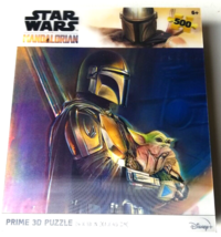NEW  Star Wars Mandalorian Grogru Puzzle 3D 500 pieces Disney 24 X 18" - £10.07 GBP