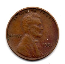 1951 Lincoln Wheat Penny- Circulated - Estate Sale Coinage Discovery - $6.99