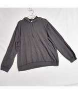 Calvin Kline Women&#39;s Hoodie Grey Long Sleeve Sweatshirt Size XXL - $362.51 MXN