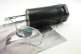 IC! Berlin Eyeglasses Frame Dimanche Stainless Steel Chrome Havanna 57-14-140 47 - $186.92