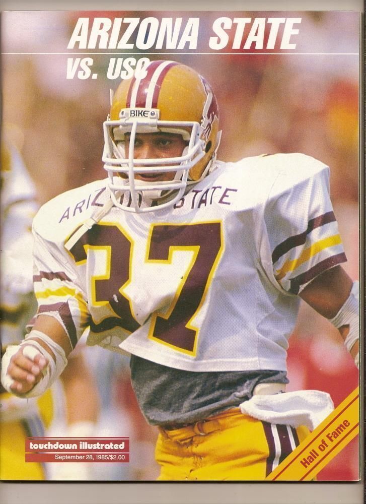 1985 College Football program USC @ Arizona State Sept 28th - $19.95