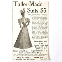 National Cloak Co Suits Skirts 1897 Advertisement Victorian Fashion ADBN... - $19.99