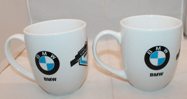Vancouver BMW Ducati Car Dealer Logo 2 White Coffee Tea Mug Cups Set Adv... - $95.03