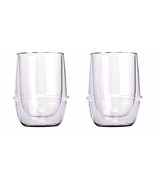 Set of 2 Double-Walled Kinto KRONOS 350 ml Iced Tea Glasses - £30.28 GBP
