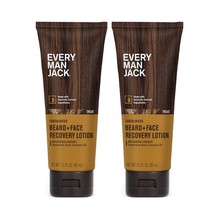 Every Man Jack Beard + Face Recovery Lotion - Moisturizes Relieves Dry Skin and  - £30.83 GBP