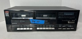 Sanyo RD-W41 Dual Double Cassette Deck, Black - Vintage Dobly Stereo for... - $64.42 CAD
